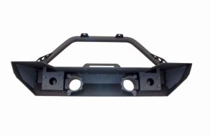 Jeep Wrangler JL Front Bumper - Fishbone Offroad - Mako Front - Black textured powder coat - `18-`27 Jeep Wrangler JL Front Bumper - Fishbone Offroad - Mako Front - Black textured powder coat - `18-`27
